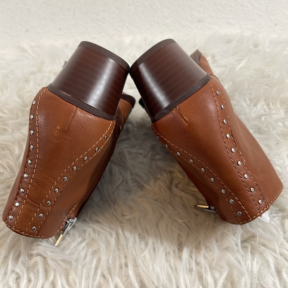 DOLCE VITA Tobin Studded Leather Bootie Brown Side Zip Size 6 NEW - Picture 10 of 16